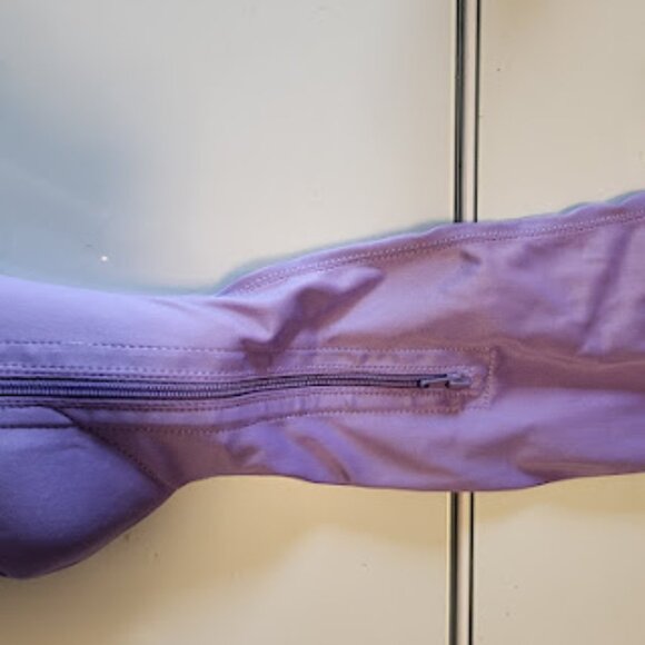 Liliana Purple Thigh-High Heeled Boots - Picture 5 of 7